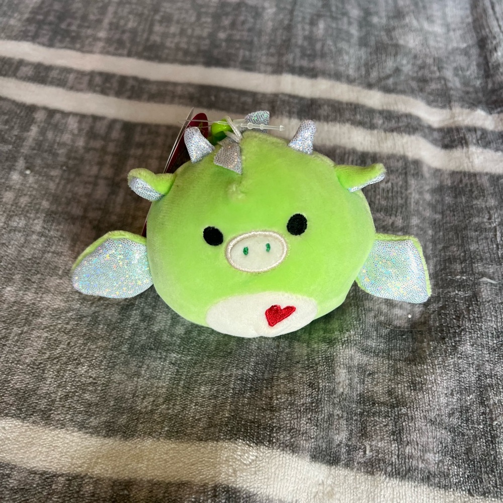 Desmund dragon Squishmallow key chain